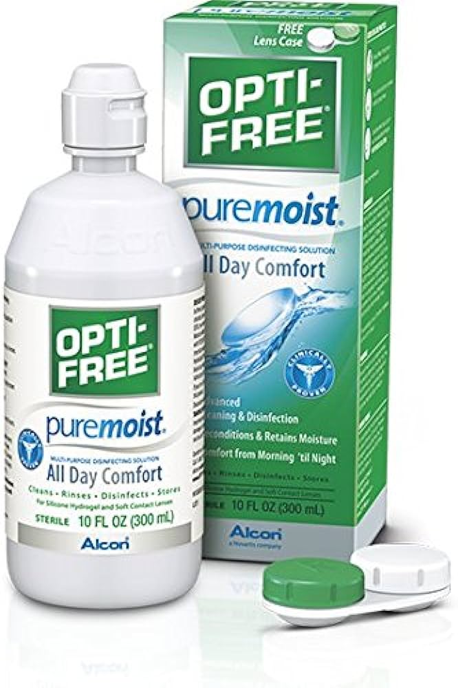 Optifree PureMoist Contact Lens Disinfecting solution (300ml)