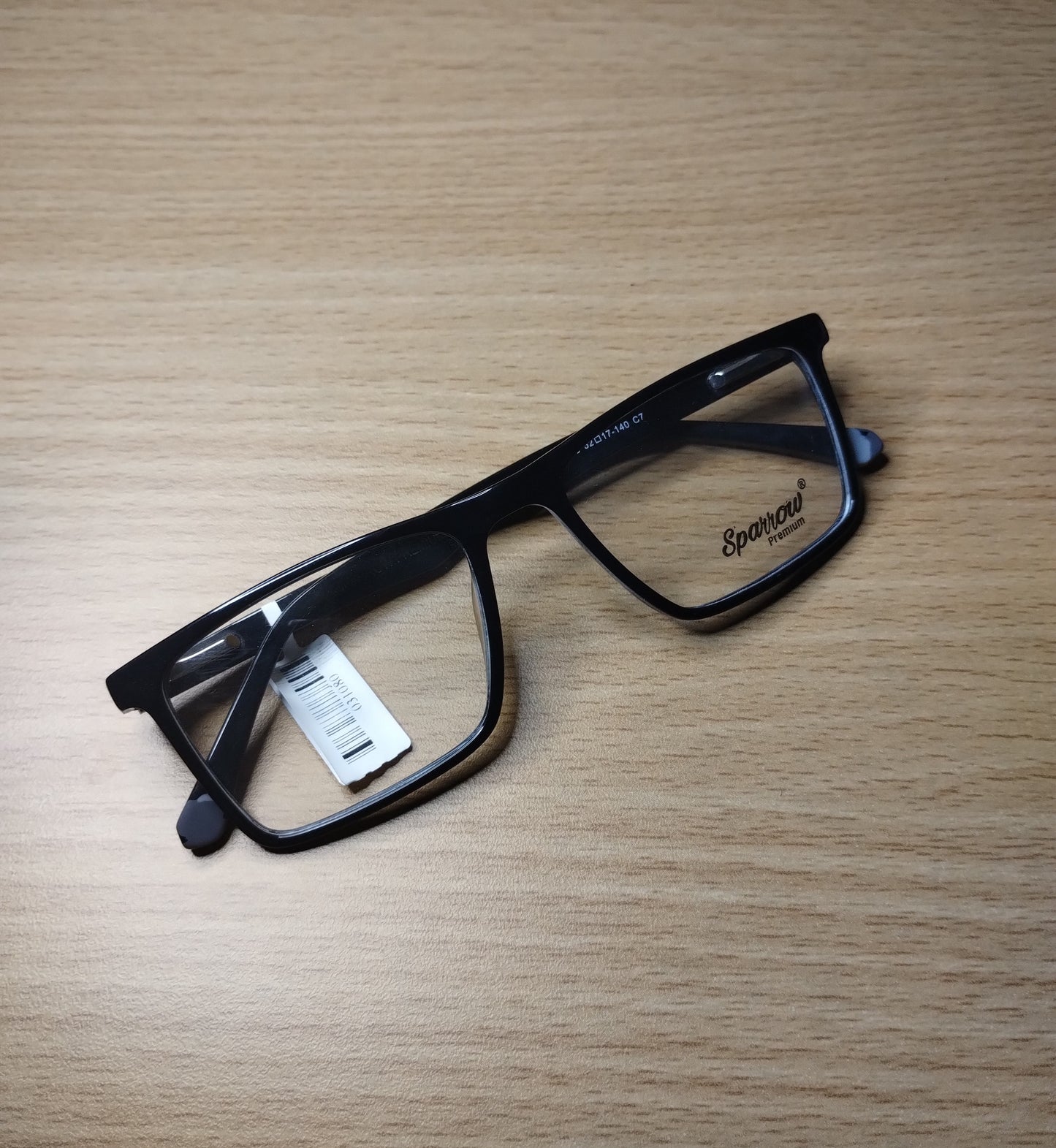 Sparrow 97073 C7 52-17-140 Black and Grey Rectangle Frame