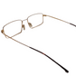 Thrive Unisex Full thin Metal Gold Unisex Frame 92624 51-18-138