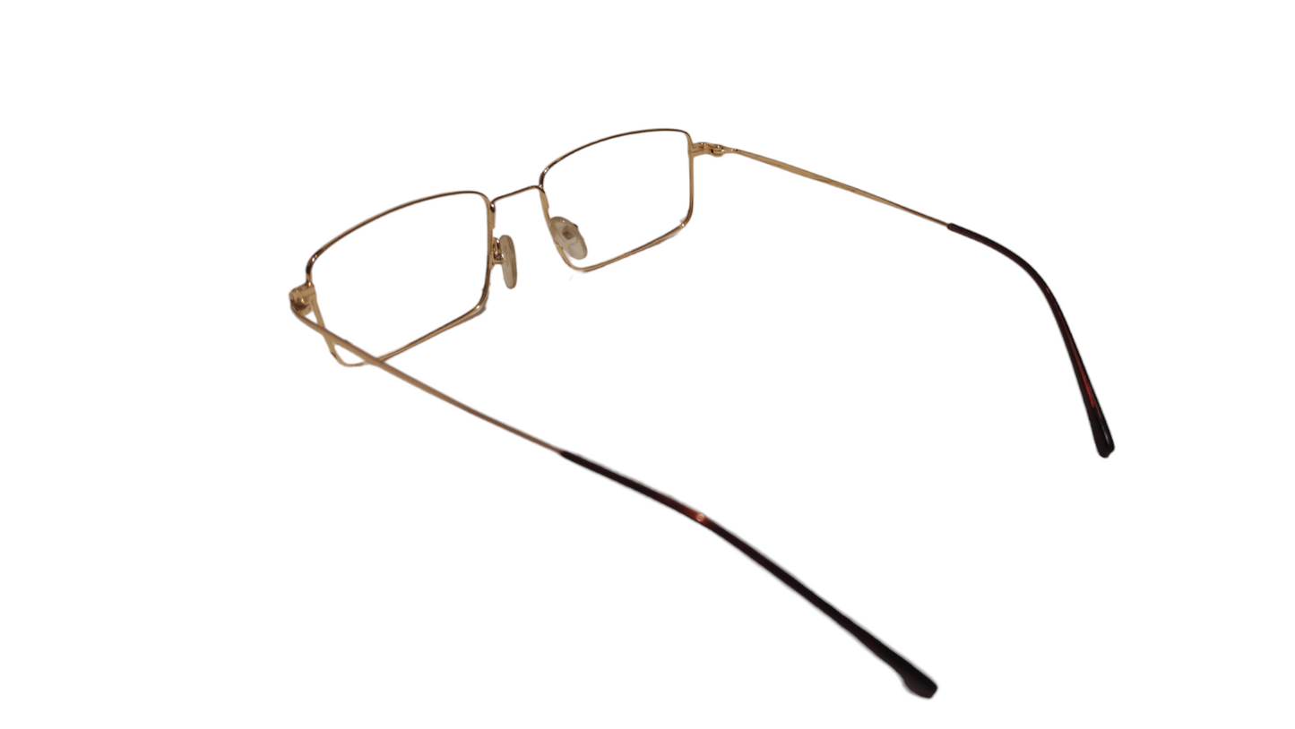 Thrive Unisex Full thin Metal Gold Unisex Frame 92624 51-18-138