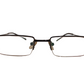 Betatit Half Thin Unisex Black Small Frame 49-18-132