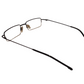 Betatit Half Thin Unisex Black Small Frame 49-18-132