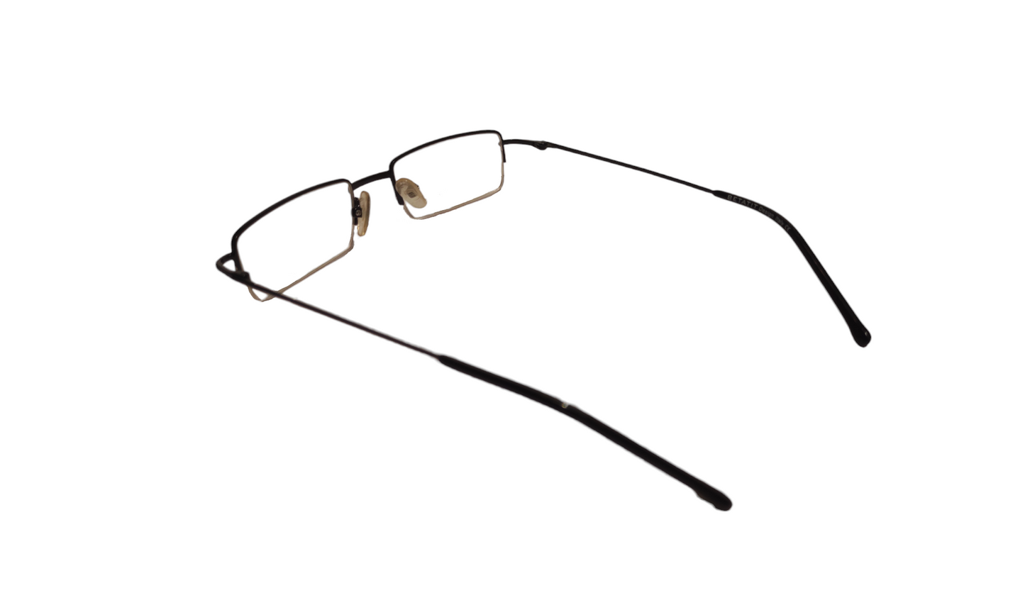 Betatit Half Thin Unisex Black Small Frame 49-18-132