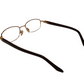 Clear Women's Gold Half Frame 84630 50-18-135