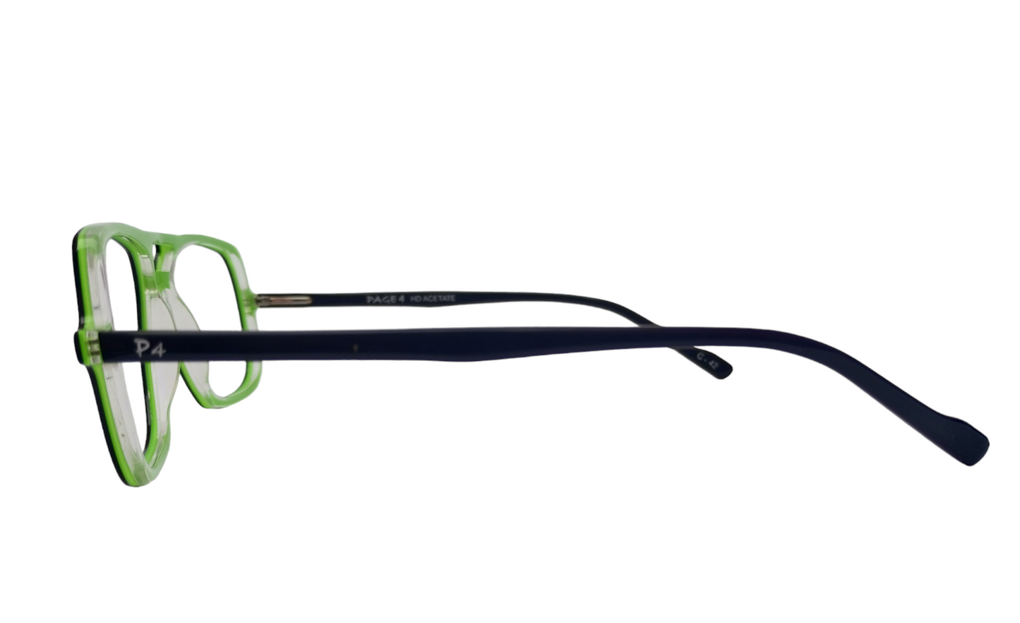 Page 4 Take off 50-16-140 Black transparent green Unsiex Aviator prescription Eyewear