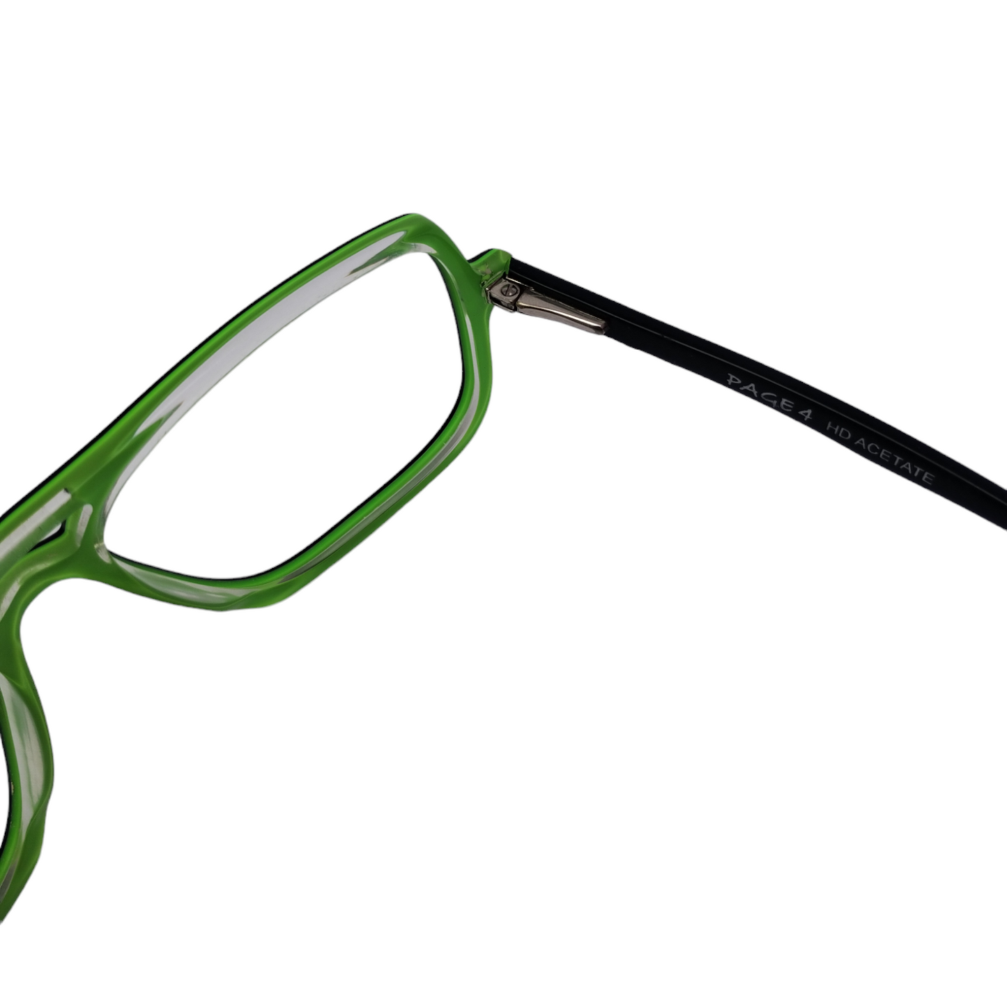 Page 4 Take off 50-16-140 Black transparent green Unsiex Aviator prescription Eyewear