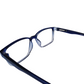 Eyrus 3334 50-18-140 Transparent and blue Unisex Square Prescription Eyewear