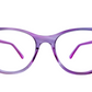 Scott SC 1076 cc 52-18 140 c4 Purple transparent Women's cat eye Frame