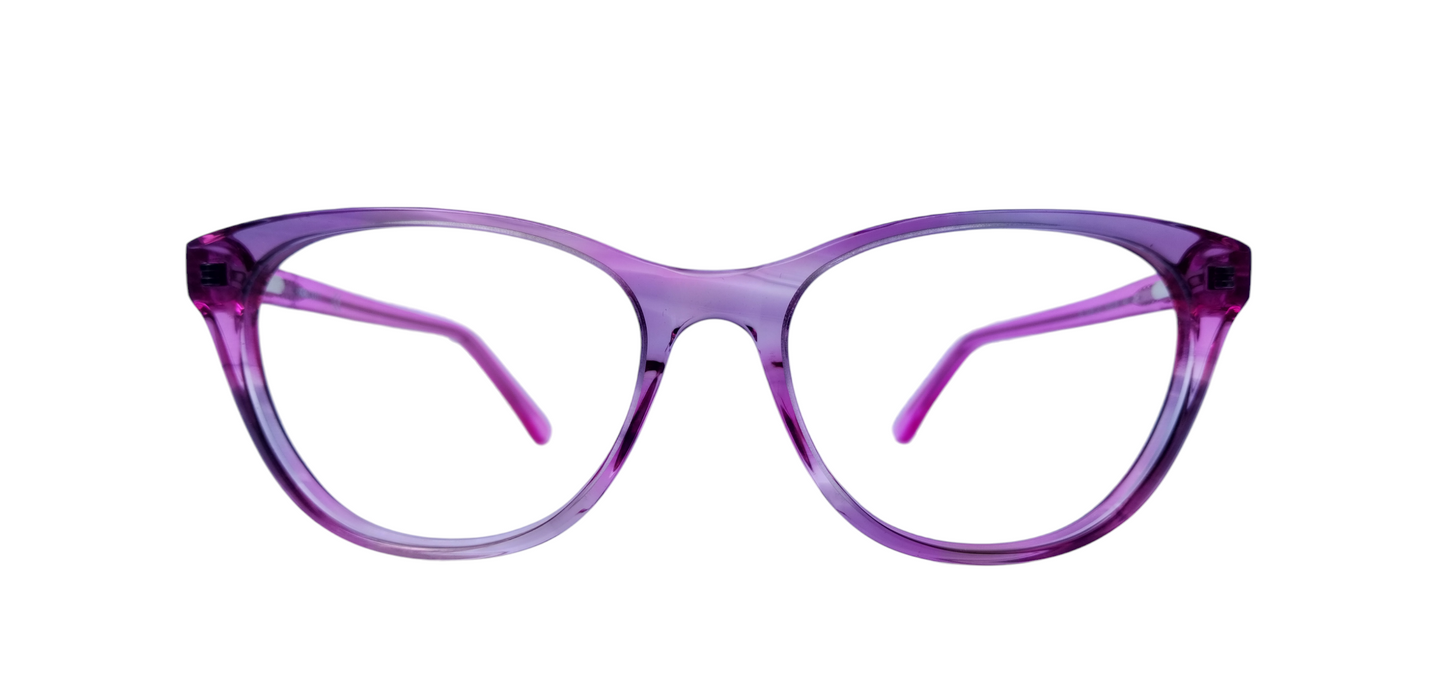 Scott SC 1076 cc 52-18 140 c4 Purple transparent Women's cat eye Frame