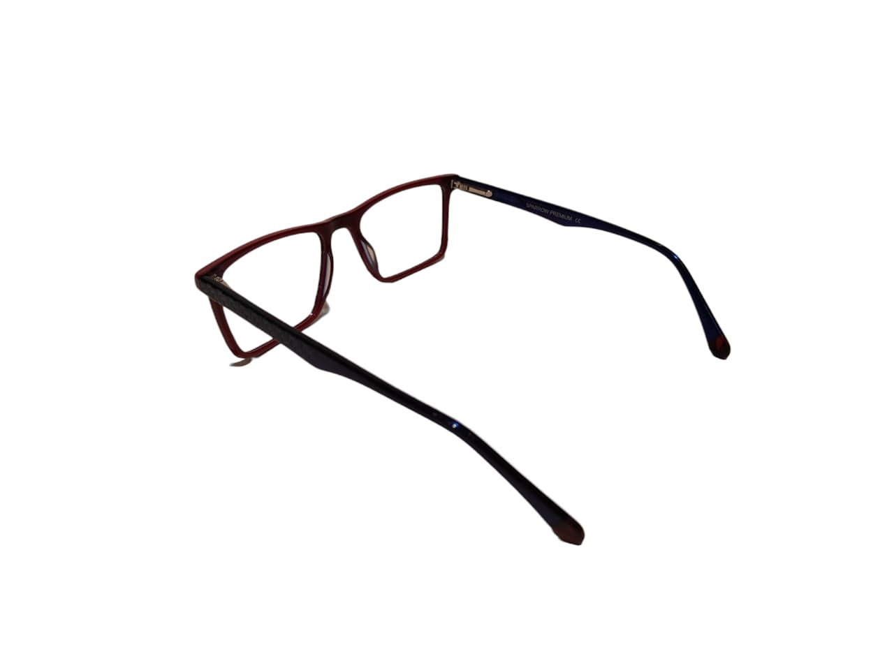 Sparrow Premium 97073 52-17-140 c4 Unisex Royal Blue & Red Rectangle Eyewear