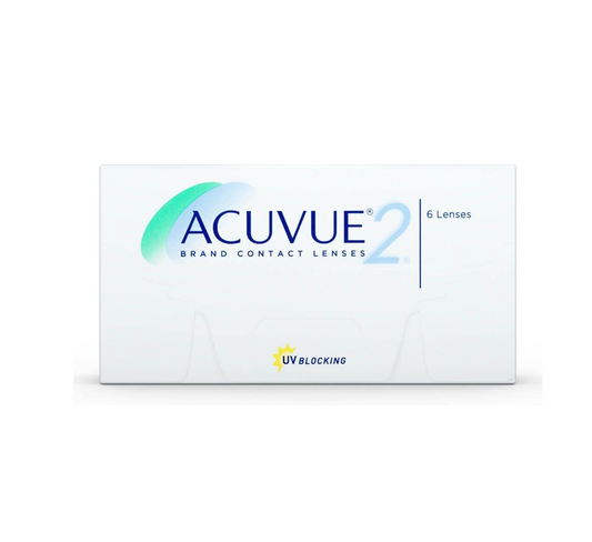 Acuvue 2 Weekly Disposable Spherical Contact Lenses (6 lenses)