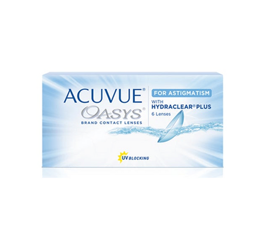 Acuvue Oasys Weekly Disposable Contact Lens for Astigmatism (6 lenses box)
