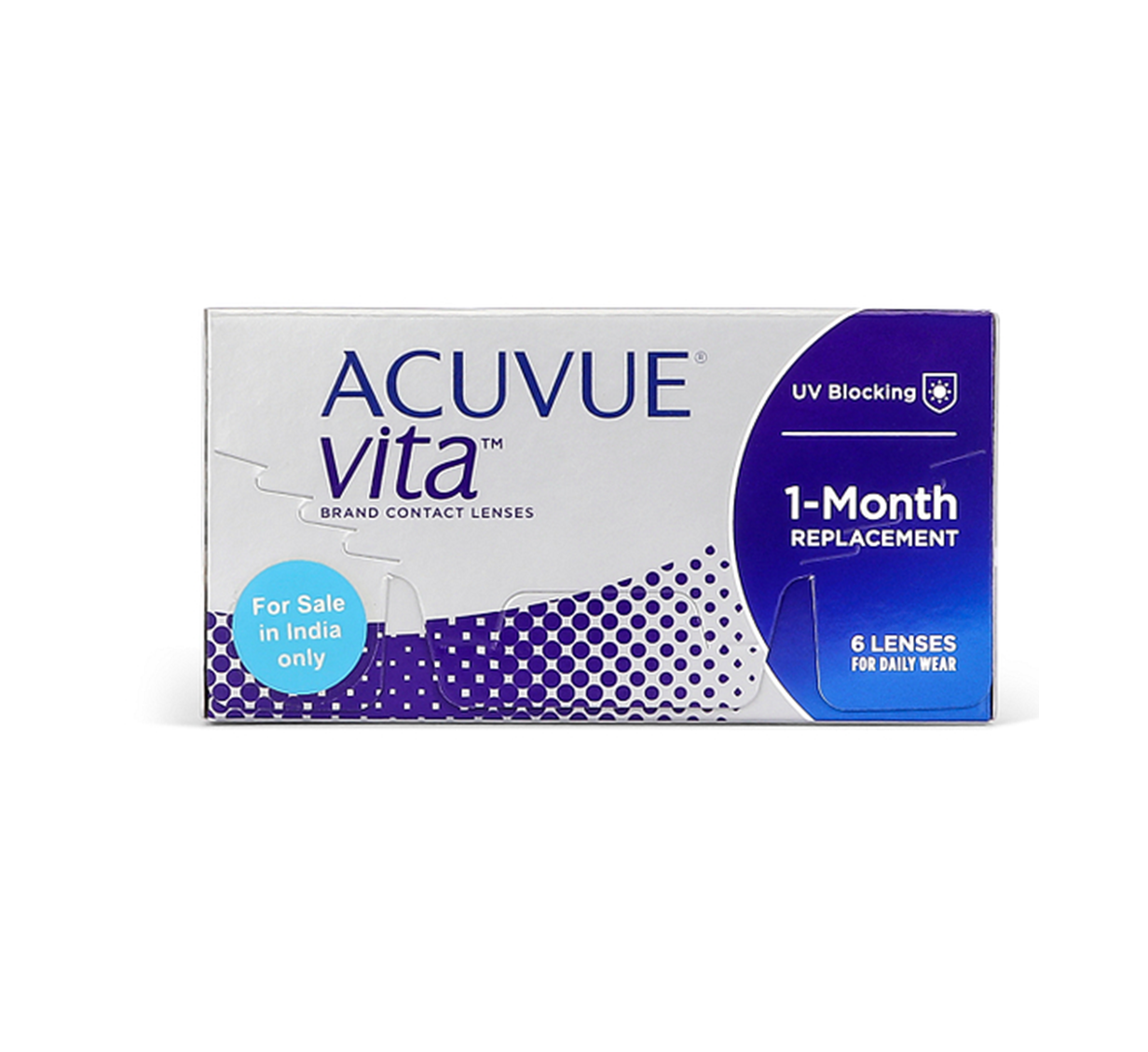 Acuvue Vita Monthly Disposable Spherical Contact Lenses (6 lenses)