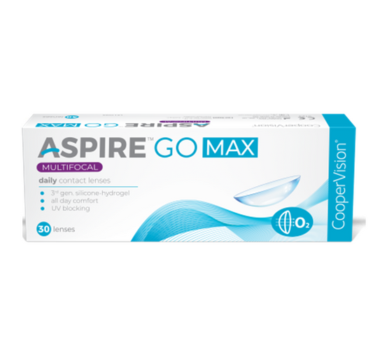 Aspire GO MAX 1 day Multifocal Daily Disposable Contact Lens (30 lenses box)
