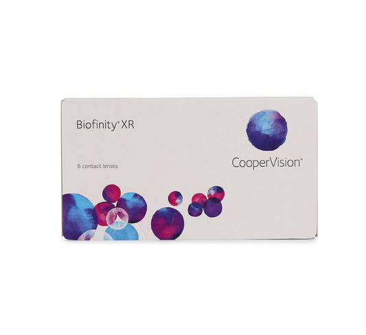 Biofinity XR Monthly disposable Silicone Hydrogel Spherical Contact lenses (6 lenses box)