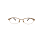 Clear Women's Gold Half Frame 84630 50-18-135