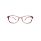 F-tRack Cat Eye Pink Transparent Women's Frame a2075 51-18-142 Frame