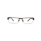 F-track Unisex Black with Red and Brown Wood Finish Frame 4001 53-17-140