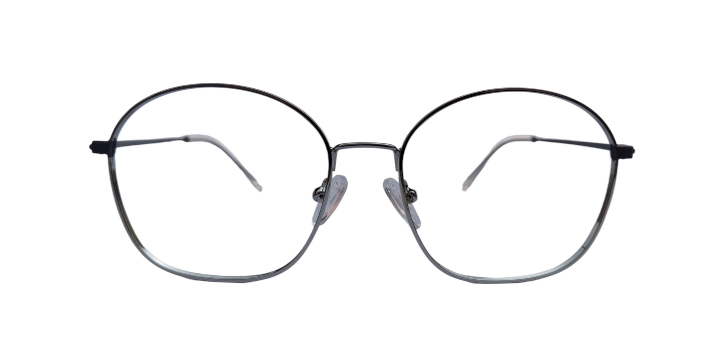 page 4 solace 508 52-16-143 unisex oval Silver and grey Prescription Eyewear