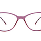 Scott SC 5565 Purple Cat Eye Clip On Frame