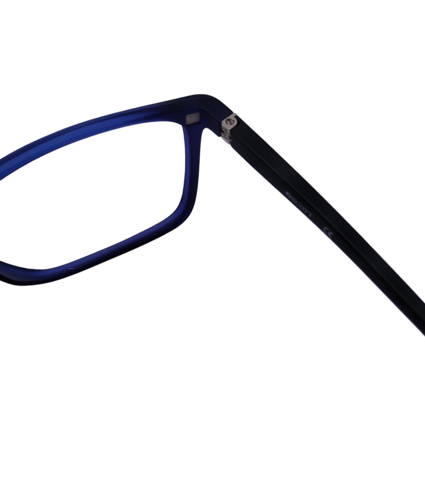 Scott SC 5566 Matt blue Rectangle Clip on Frame