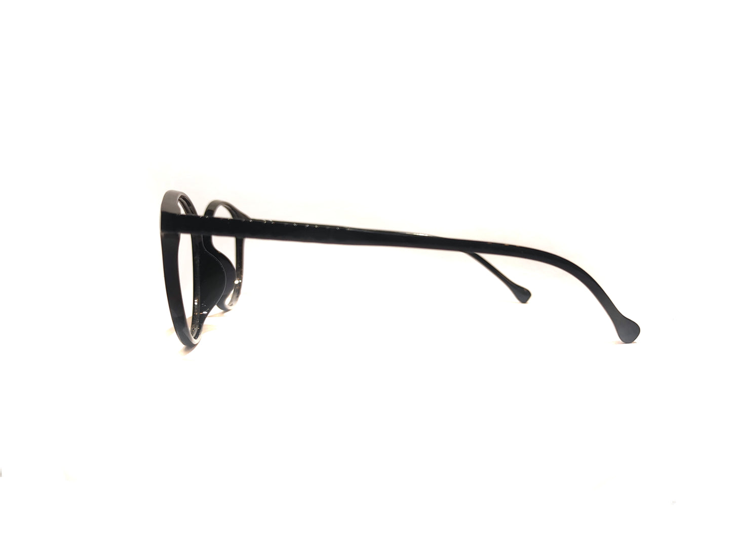 Oval Unisex Full View Black Round Frame 2385 53/18/149