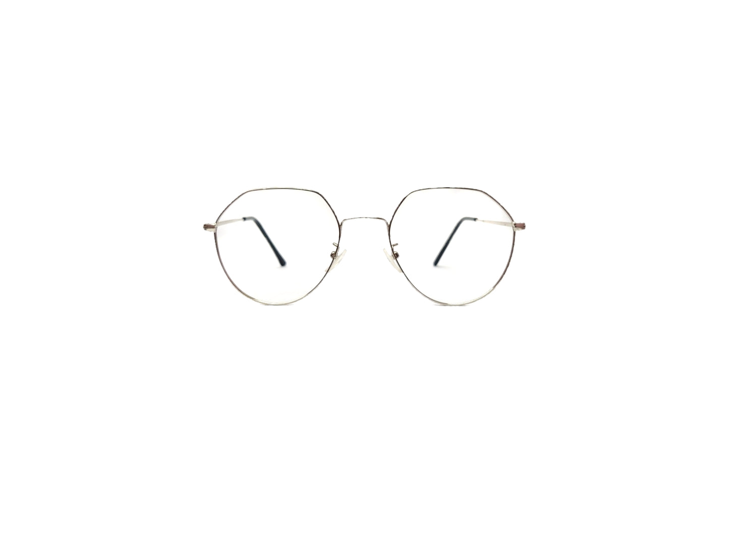 PRO Silver Unisex Angular Eyewear Frame 53/19/138